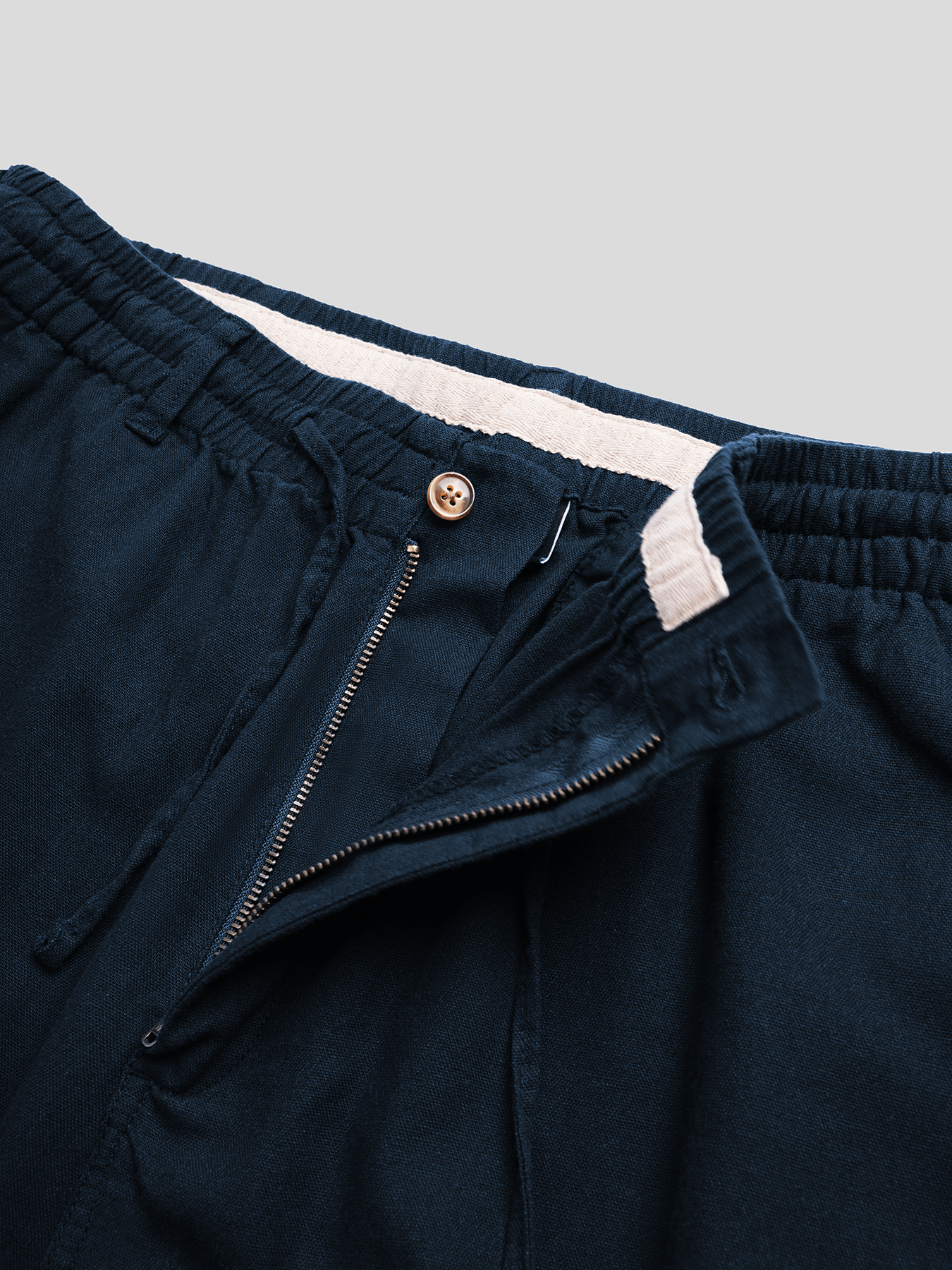 DreamWear Italian Linen Elastic Drawstring Pant