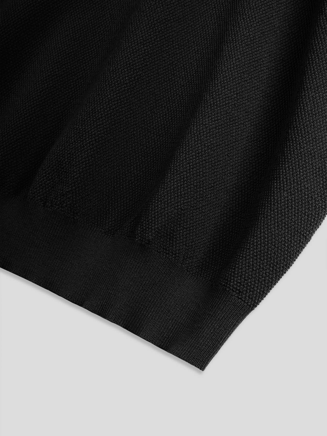 FlexKnit Active Knitted Zip Polo