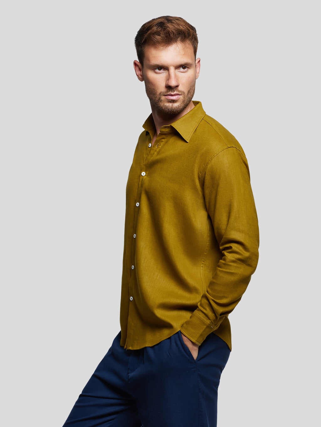 DreamWear Italian Linen Long Sleeve Shirt