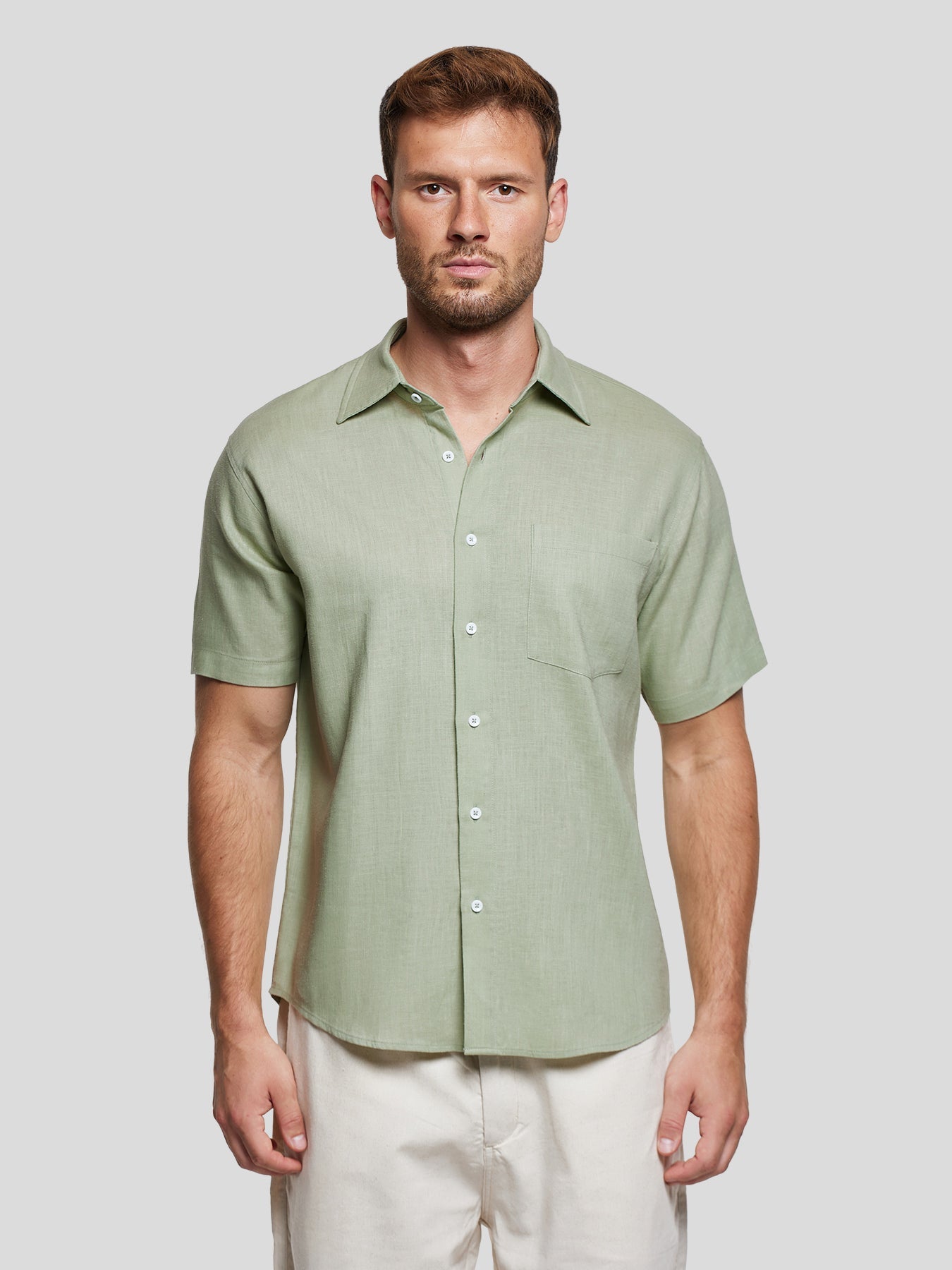 DreamWear Italian Linen Short Sleeve Shirt