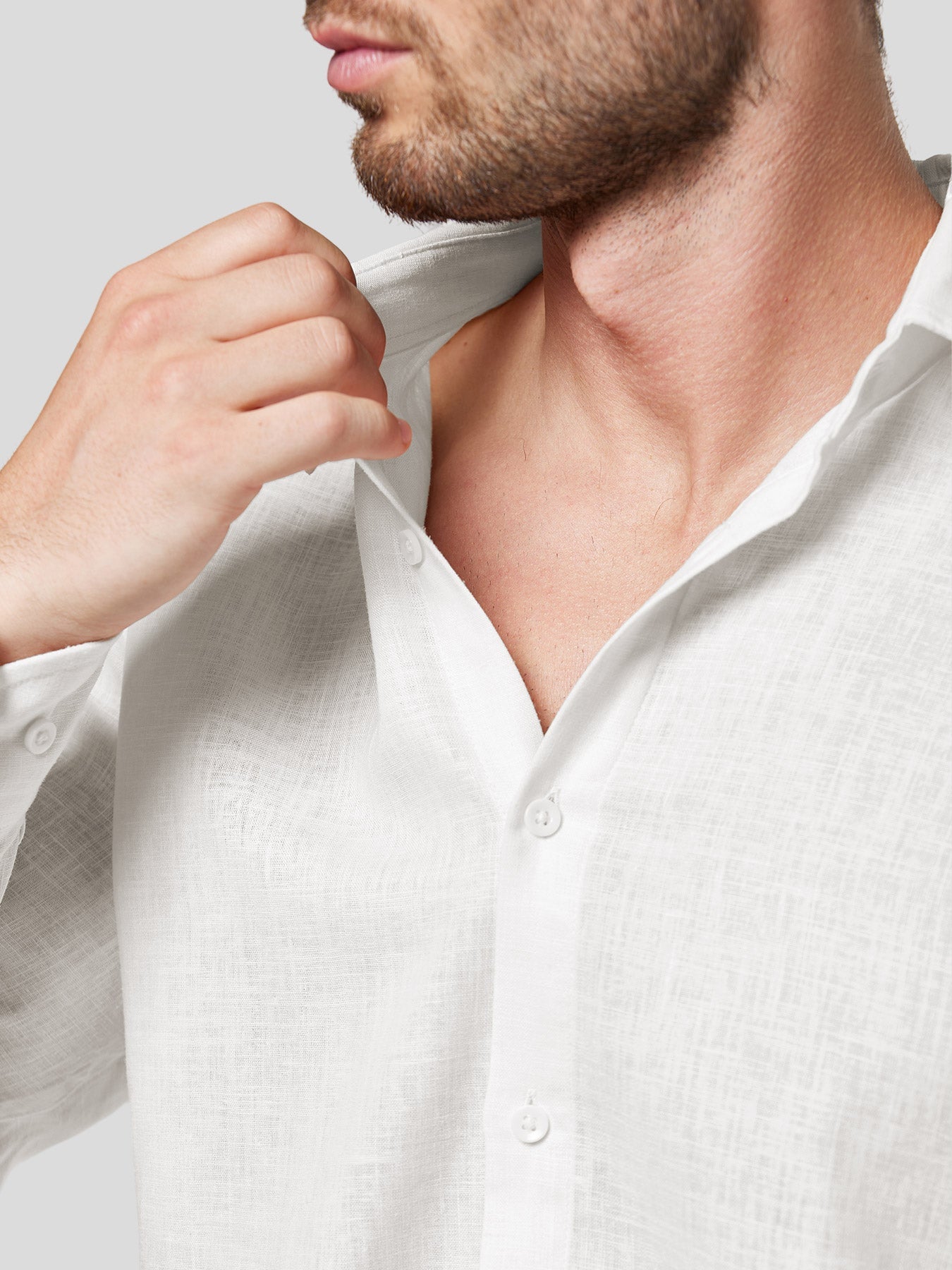 DreamWear Italian Linen Long Sleeve Shirt