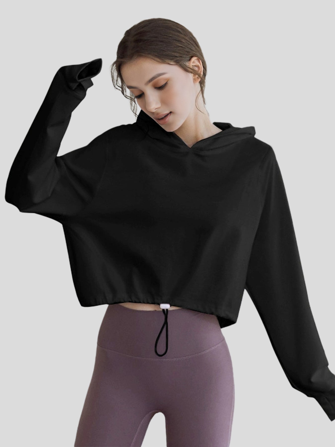 Women Modal Blend Hoodie And Wide Leg Pant Set