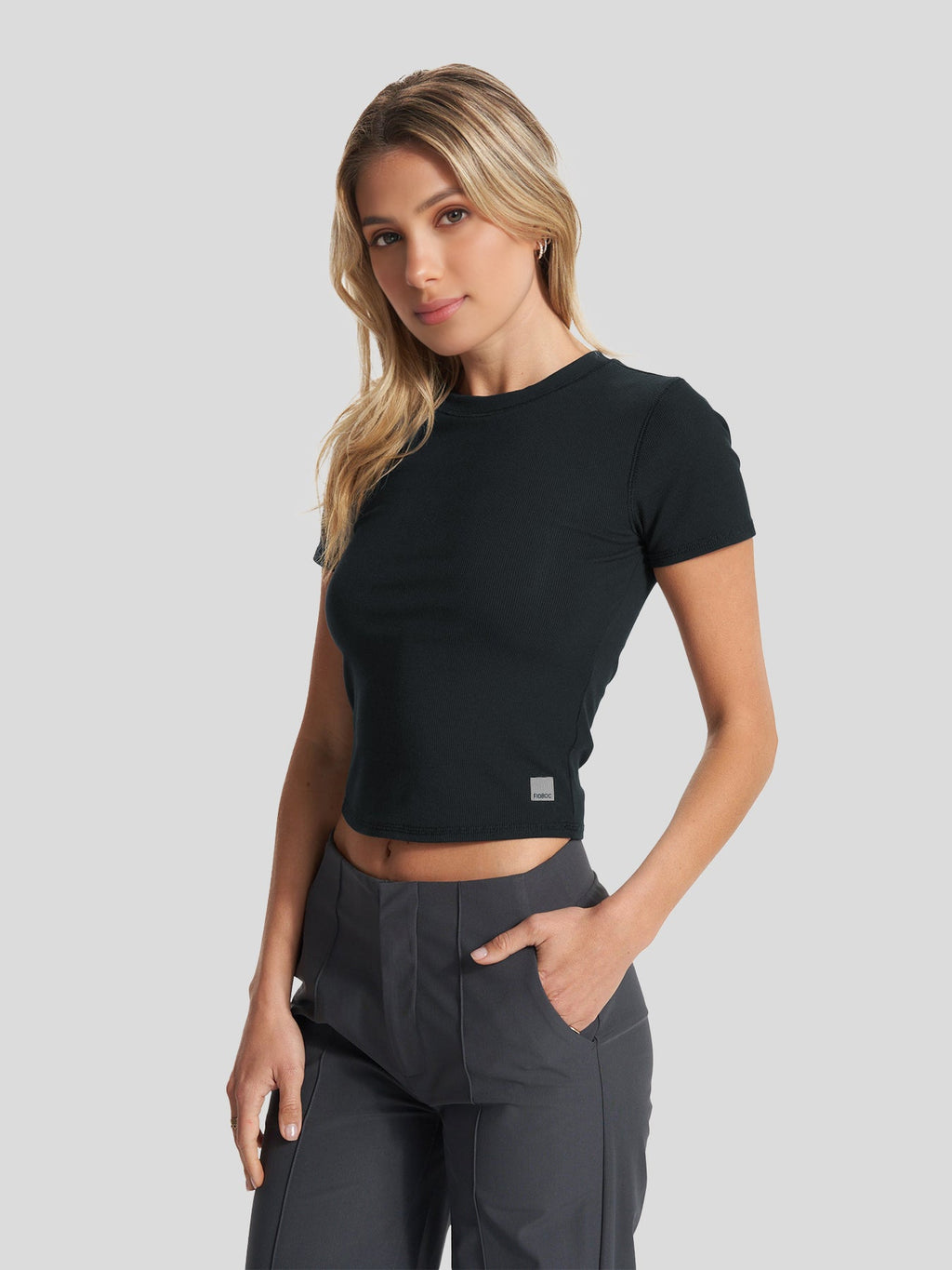 T-shirt à manches courtes en velours